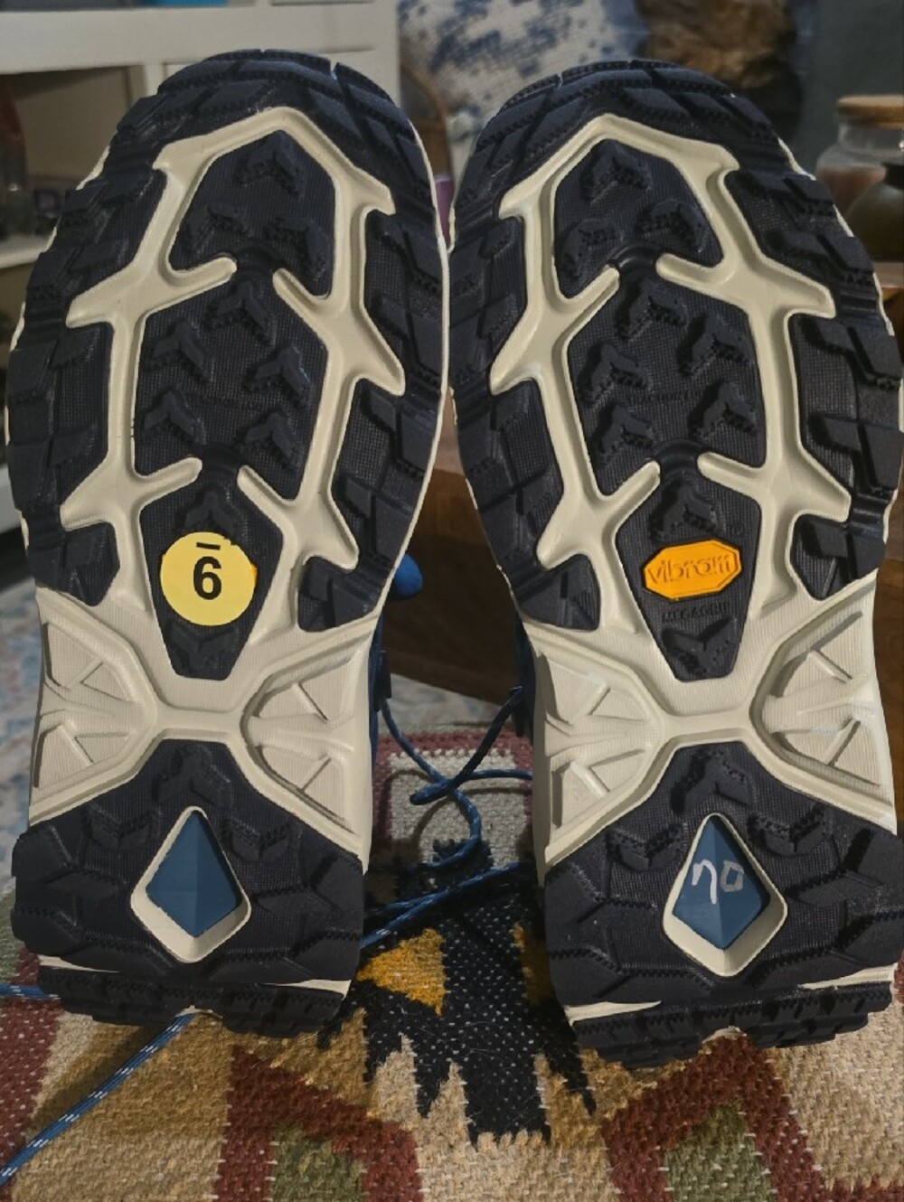 Hoka KAHA 2 Women's Blue Mid-Top Trail Boots NWOT - Picture 6 of 6